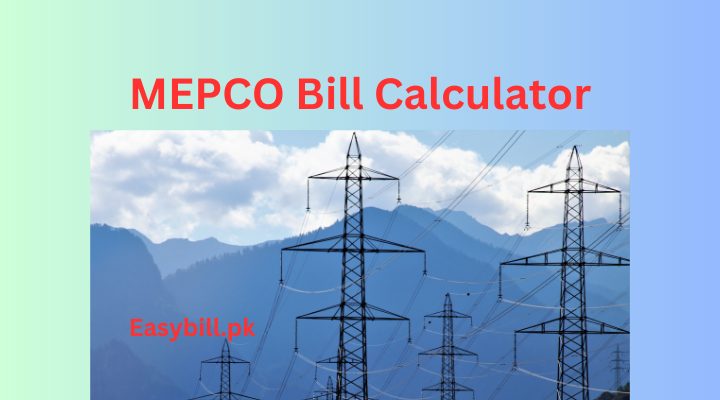 MEPCO Bill Calculator