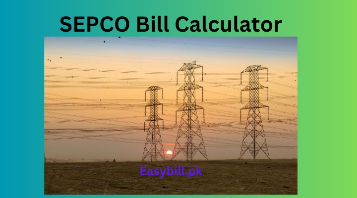 SEPCO Bill Calculator